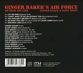 CD Ginger Baker's Air Force: Do What You Like 234201