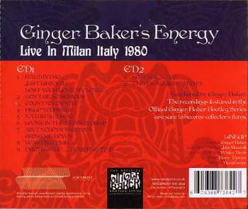 2CD Ginger Baker's Energy: Live In Milan Italy 1980 264694