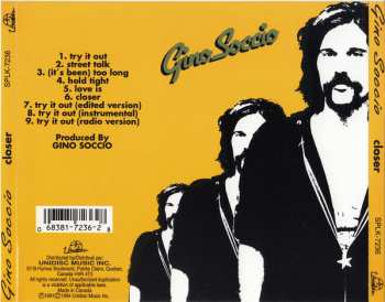 CD Gino Soccio: Closer 110031