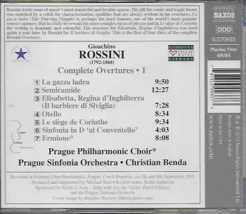 CD Gioacchino Rossini: Complete Overtures Vol. 1 - The Thieving Magpie ∙ Semiramide ∙ Otello 311985