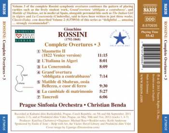CD Gioacchino Rossini: Complete Overtures • 3 349621