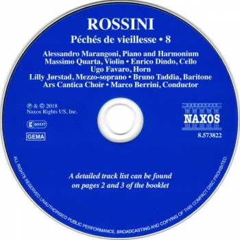 CD Gioacchino Rossini: Complete Piano Music • 8 329665