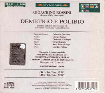 2CD/Box Set Gioacchino Rossini: Demetrio E Polibio 221126