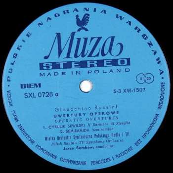LP Gioacchino Rossini: Jerzy Semkow Conducts Rossini Overtures 279656