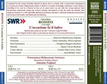 2CD Gioacchino Rossini: L'occasione Fa Il Ladro 445730