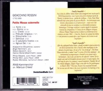 CD Gioacchino Rossini: Petite Messe Solennelle 262396