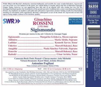 2CD Gioacchino Rossini: Sigismondo 314478