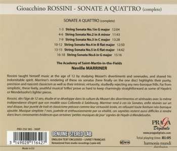 CD Gioacchino Rossini: Sonate A Quattro Complete 195083