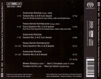 SACD Gioacchino Rossini: String Sonatas Nos 4 – 6 / Solo Quartets Nos 3 & 4 321122