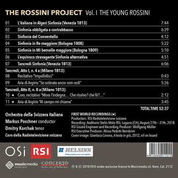 CD Gioacchino Rossini: The Rossini Project: Vol. I. The Young Rossini 286745
