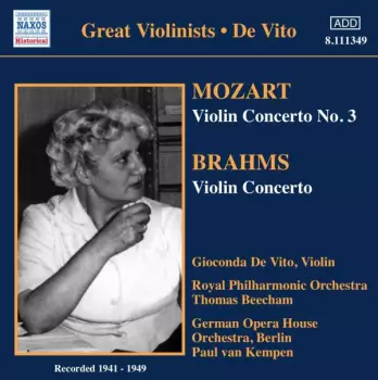 Violin Concerto No. 3 / Violin Concerto / Great Violinists • De Vito