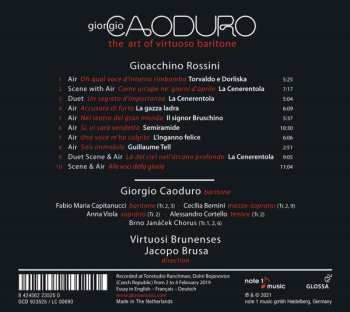 CD Giorgio Caoduro: The Art Of Virtuoso Baritone 474580