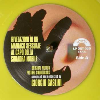 LP Giorgio Gaslini: Rivelazioni Di Un Maniaco Sessuale Al Capo Della Squadra Mobile (Colonna Sonora Originale Del Film) CLR | LTD 538414
