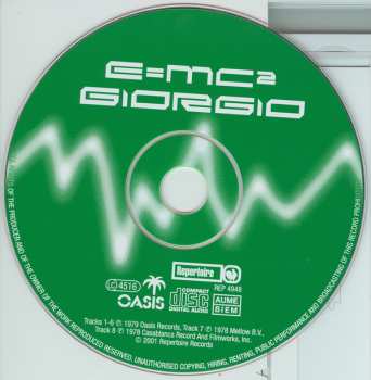 CD Giorgio Moroder: E=MC² 116194