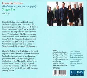 CD Gioseffo Zarlino: Modulationes Sex Vocum (1566) 156433