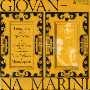 Album Giovanna Marini: Lunga Vita Allo Spettacolo