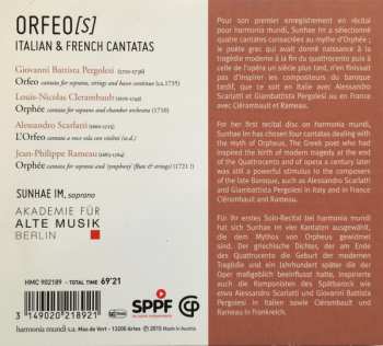 CD Giovanni Battista Pergolesi: Orfeo(s). Italian And French Cantatas 287951
