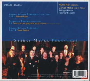 CD Giovanni Battista Pergolesi: Stabat Mater 93007