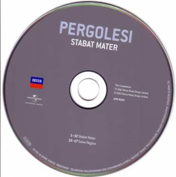 CD Giovanni Battista Pergolesi: Stabat Mater 45609