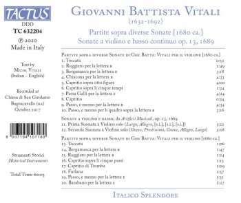 CD Giovanni Battista Vitali: Partite - Sonate Op. 13 328159