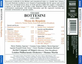 CD Giovanni Bottesini: Messa Da Requiem 148382