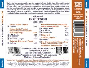 CD Giovanni Bottesini: Concertino In C Minor / Duo Concertante On Themes From Bellini's I Puritani 284711