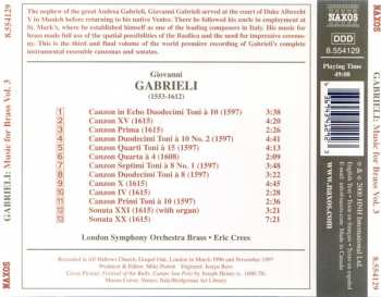 CD Giovanni Gabrieli: Gabrieli - Music For Brass Volume 3 408661