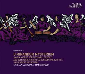 Album Giovanni Legrenzi: Geistliche Werke "o Mirandum Mysterium"