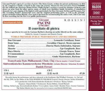 2CD Giovanni Pacini: Il Convitato Di Pietra 320038