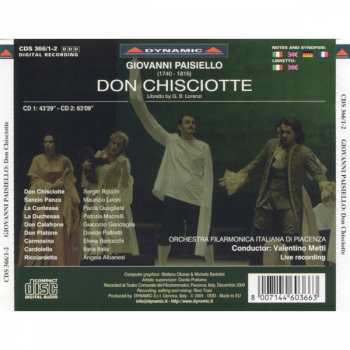 2CD Giovanni Paisiello: Don Chisciotte 328005