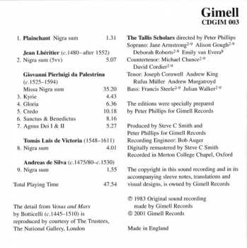 CD Giovanni Pierluigi da Palestrina: Palestrina Masses: Missa Nigra Sum 299547