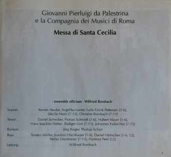 SACD Giovanni Pierluigi da Palestrina: Messa Di Santa Cecilia 114553