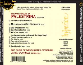 CD Giovanni Pierluigi da Palestrina: Missa Aeterna Christi Munera 323054