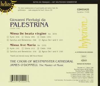 CD Giovanni Pierluigi da Palestrina: Missa Ave Maria; Missa De Beata Virgine 111186