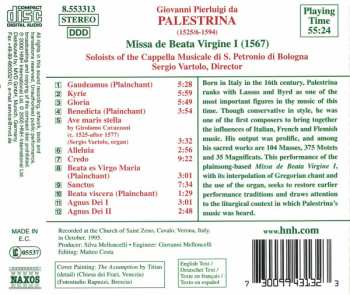 CD Giovanni Pierluigi da Palestrina: Missa de Beata Virgine I (1567) 325923
