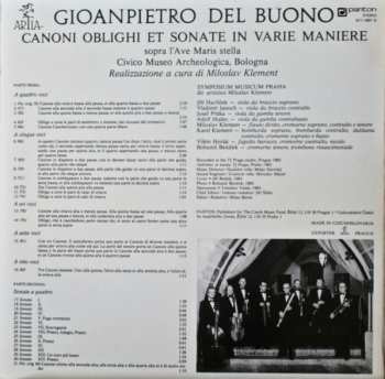 LP Giovanni Pietro Del Buono: Canoni Oblighi Et Sonate In Varie Maniere Sopra L'Ave Maris Stella 275611