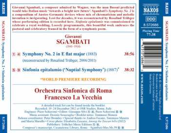CD Giovanni Sgambati: Symphony No. 2 • Sinfonia Epitalamio 408819