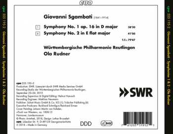 CD Giovanni Sgambati: Symphonies 1 & 2 236953