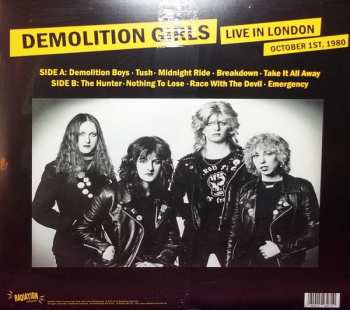 LP Girlschool: Demolition Girls, Live In London, October 1st, 1980 442440