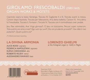 CD Girolamo Frescobaldi: Organ Works & Motets 301474