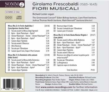 CD Girolamo Frescobaldi: Fiori Musicali - Organ Masses 411785