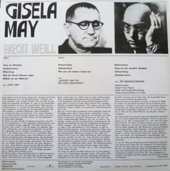 LP Gisela May: Gisela May - Brecht Weill 414666