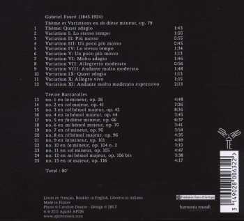 CD Giulio Biddau: Barcarolles • Thèmes Et Variations 448493