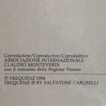 LP Giulio Caccini: Madrigali, Arie & Canzoni 367599