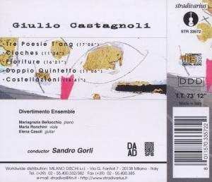 CD Giulio Castagnoli: Tre Poesie T'ang / Cloches / Fioriture / Doppio Quintetto / Costellazioni 407710