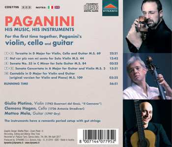 CD Giulio Plotino: Paganini - His Music, His Instruments 311930