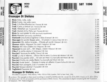 CD Giuseppe Di Stefano: The Young Giuseppe Di Stefano - Opera Arias & Songs 326199