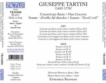 2CD Giuseppe Tartini: Concerti Per Flauto; Sonate; "Trillo Del Diavolo" 393015