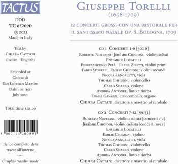 2CD Giuseppe Torelli: 12 Concerti Grossi Op. VIII 450240