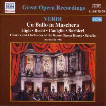 Album Giuseppe Verdi: A Masked Ball